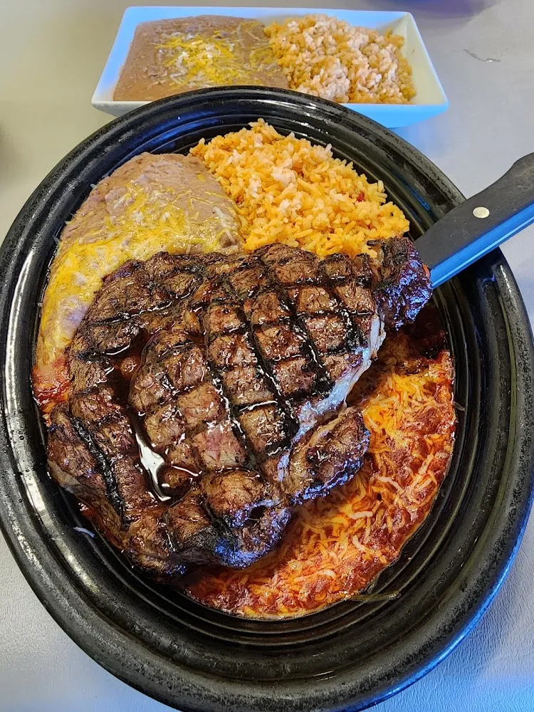 Stake and Chimichanga Plate